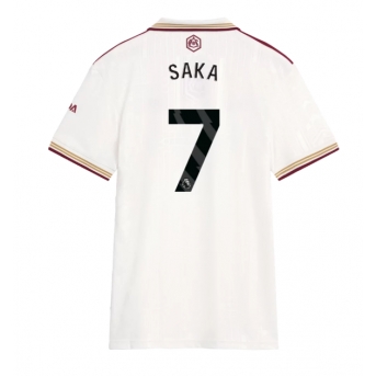 Billige Fotballdrakt Arsenal Bukayo Saka #7 Replika Tredjedrakt Dame 2025-26 Kortermet